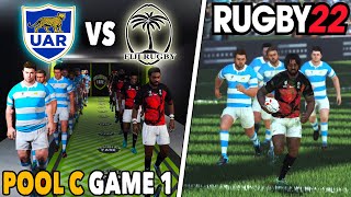 Toughest Pool EVER! - FIJI vs ARGENTINA World Cup Game 1 | Rugby 22 Legend Difficulty & Commentary