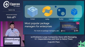 10 Problems Large Companies Have Managing C++ Dependencies and How to Solve Them - Augustin Popa