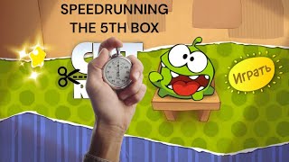 Speedrunning the 5th box in Cut the rope screenshot 5