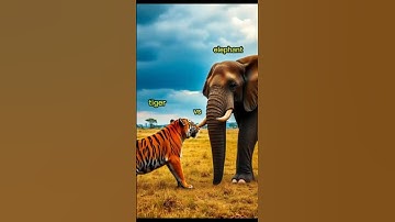 Hybrid Creatures: When Tigers and Elephants Unite  #hybrid #hybrids #fusion #shorts #hybridanimals