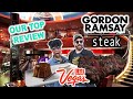 Eating at Gordon Ramsay Steak Las Vegas | We ATE the BEST STEAK on the Menu