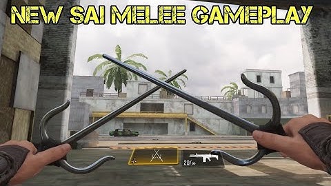 New Season 8 Sai Melee Weapon Gameplay in COD Mobile | Call of Duty Mobile