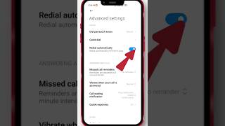 How to Enable Auto Redial on Any Phone 📞 | Auto Call Redial Setting #short