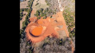 The old pond got a big upgrade.  #bassfishing #heavyequipment #dozer