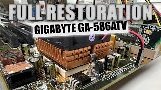 Restoring and Upgrading a Gigabyte GA-586ATV Socket 7 Motherboard!