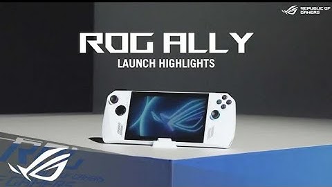 ROG ALLY Launch Highlights #ROG #ROGALLY #asusrogally