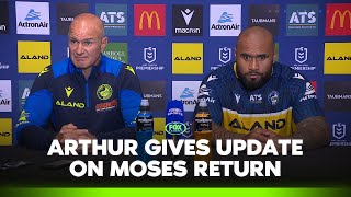 Arthur optimistic despite losing form | Eels Press Conference | Fox League