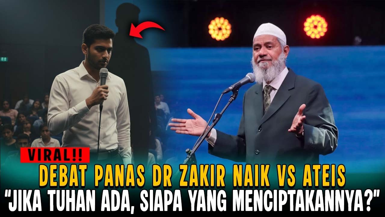 DEBAT PANAS‼️ DR ZAKIR NAIK DAN ATEIS: KENAPA TUHAN MENCIPTAKAN ADAM, HAWA, DAN UMAT MANUSIA?