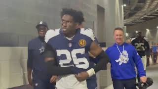 Watch Cowboys Players Celebrate Big Win Over The Chiefs