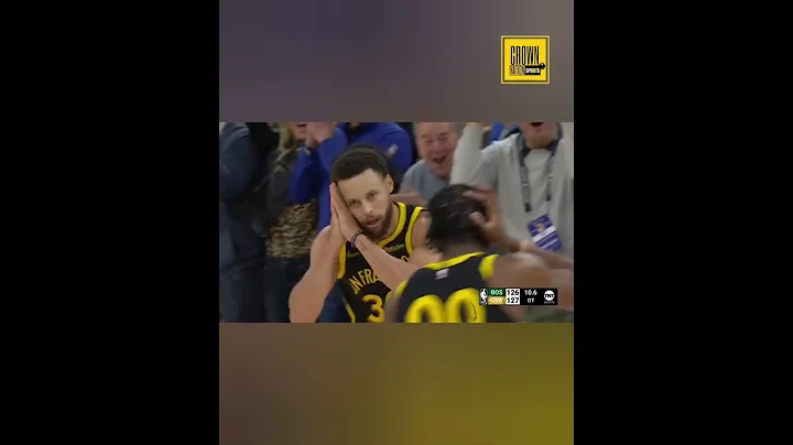 STEPH CURRY HITS THE NIGHT NIGHT ON THE BOSTON CELTICS 😴