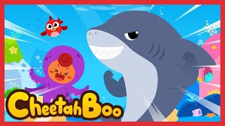I'm the strongest shark!💥 | Sea Animal Songs Compilation | Nursery rhymes & Kids Song | #Cheetahboo