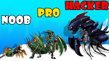 NOOB vs PRO vs HACKER - Insect Evolution Part 253 | New Update (Android,iOS)
