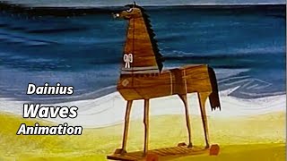 Vintage cartoon music video Trojan Horse (1959) - London, UK