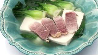 Salted Pork Shoulder with Tofu Soup