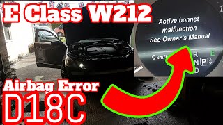 Mercedes W212 Active Hood fault... Fault finding and repair. screenshot 4