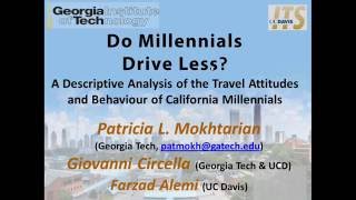 Pat Mokhtarian - Do Millennials Drive Less? - 2016