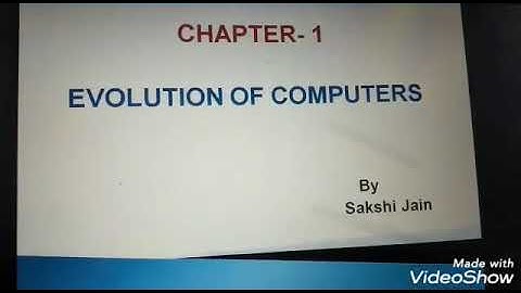 Class 5 Computer Ch-1 Evolution of Computers Part 1 by Sakshi Jain