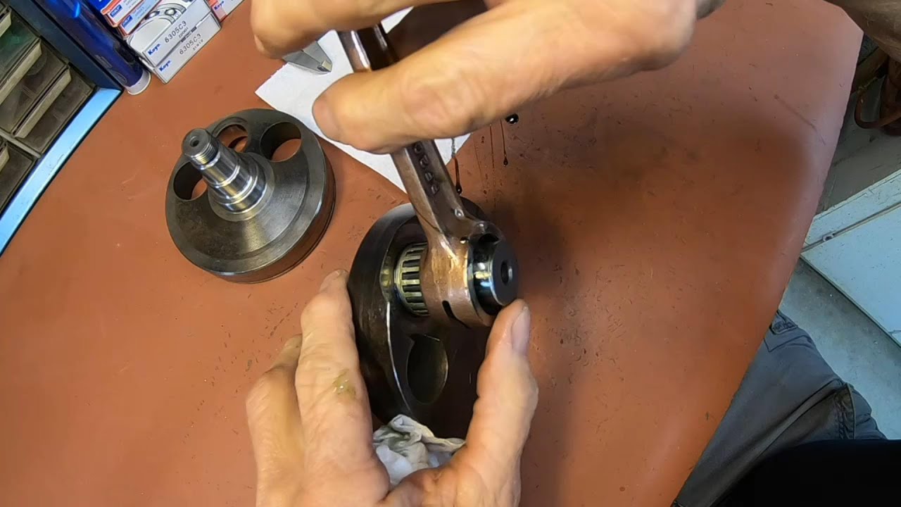 Crankshaft rebuild, 1978 Suzuki RM250 C2, Part 2