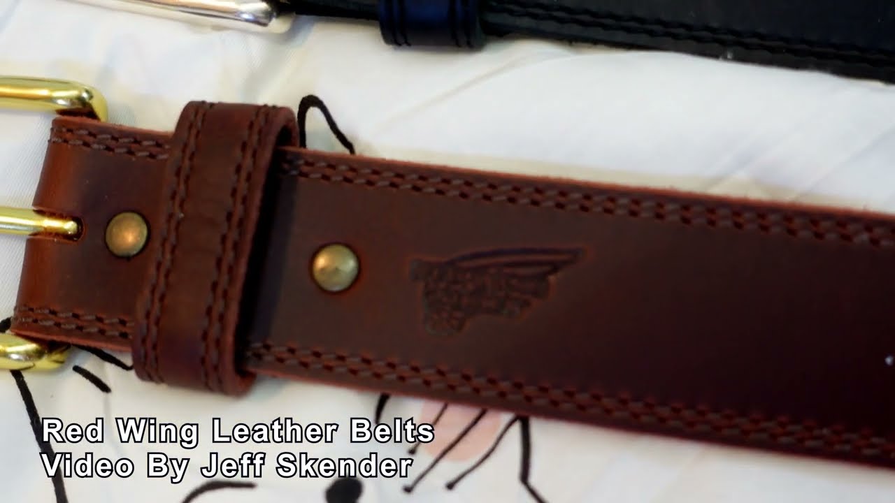 Red Wing Leather Belt YouTube