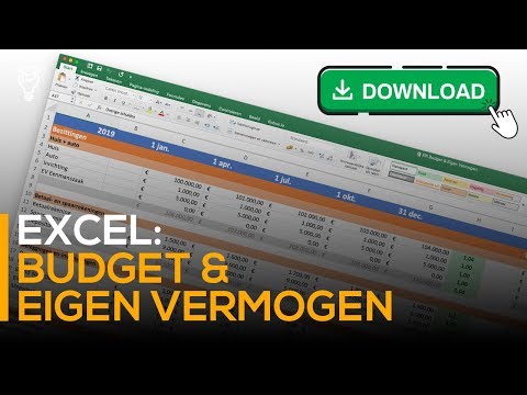 Excel: Budget & Eigen Vermogen