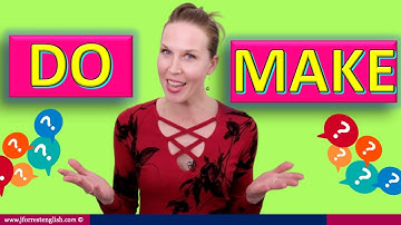 Do or Make - Basic English Grammar