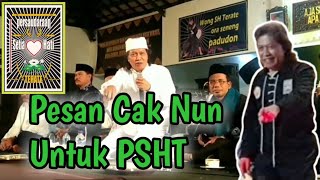 PSHT menurut CAK NUN..!!! Sinau bareng Cak Nun