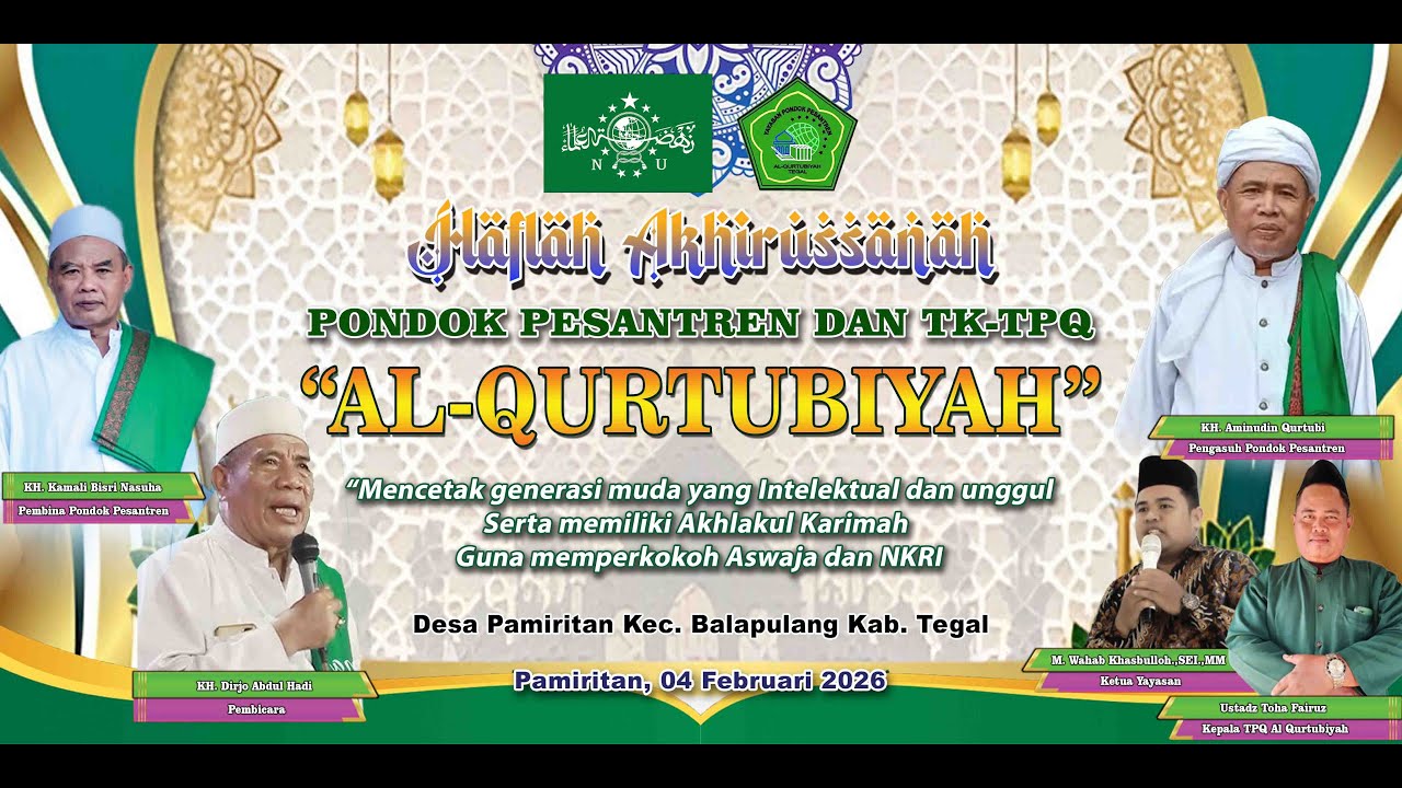 #live  HAFLAH AKHIRUSSANAH PP AL QURTUBIYAH BALAPULANG #2026