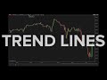 Identify trends with the trend lines indicator