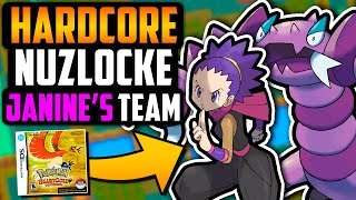 Can Janine's BEST TEAM Beat Pokémon HeartGold!? (Hardcore Nuzlocke)