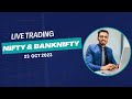 LIVE BANK NIFTY &amp; NIFTY TRADING | 23 OCTOBER 2023