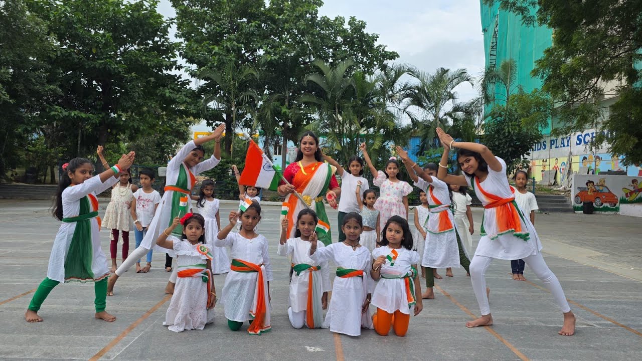 79th independence day  at Sri sarada Nruthya Kalasala, 
