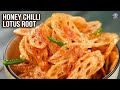 Crispy Lotus Root in Honey Chilli Sauce | Honey Chilli Lotus Root Recipe | Lotus Stem Recipes |Varun