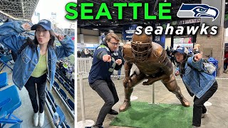 My 1st NFL Seattle Seahawks Football Game | VLOG
