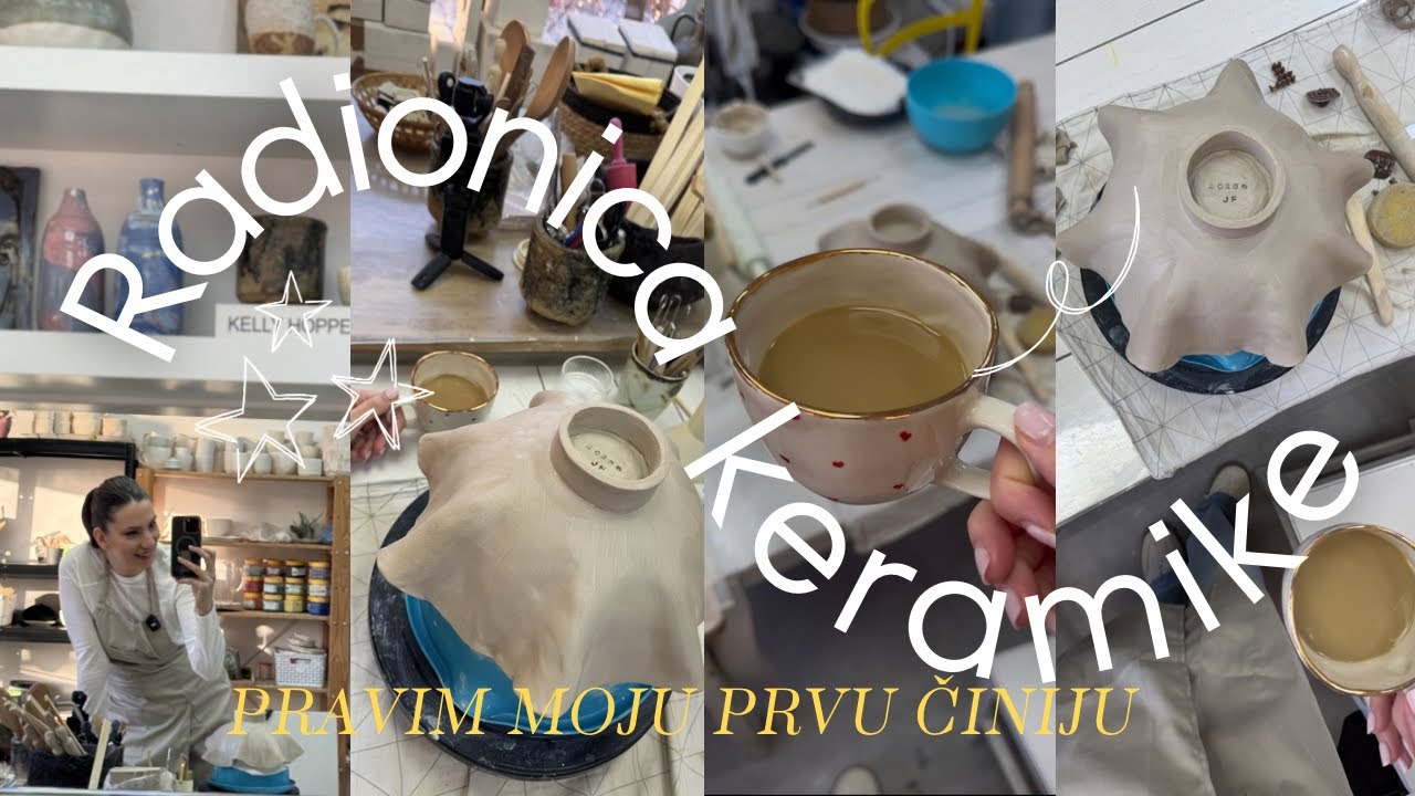 RADIONICA KERAMIKE/ Pravim moju prvu činiju