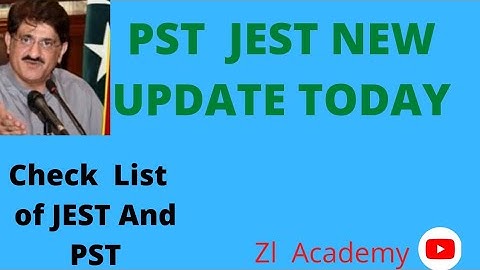 Pst jest new update today# Check list of documents.