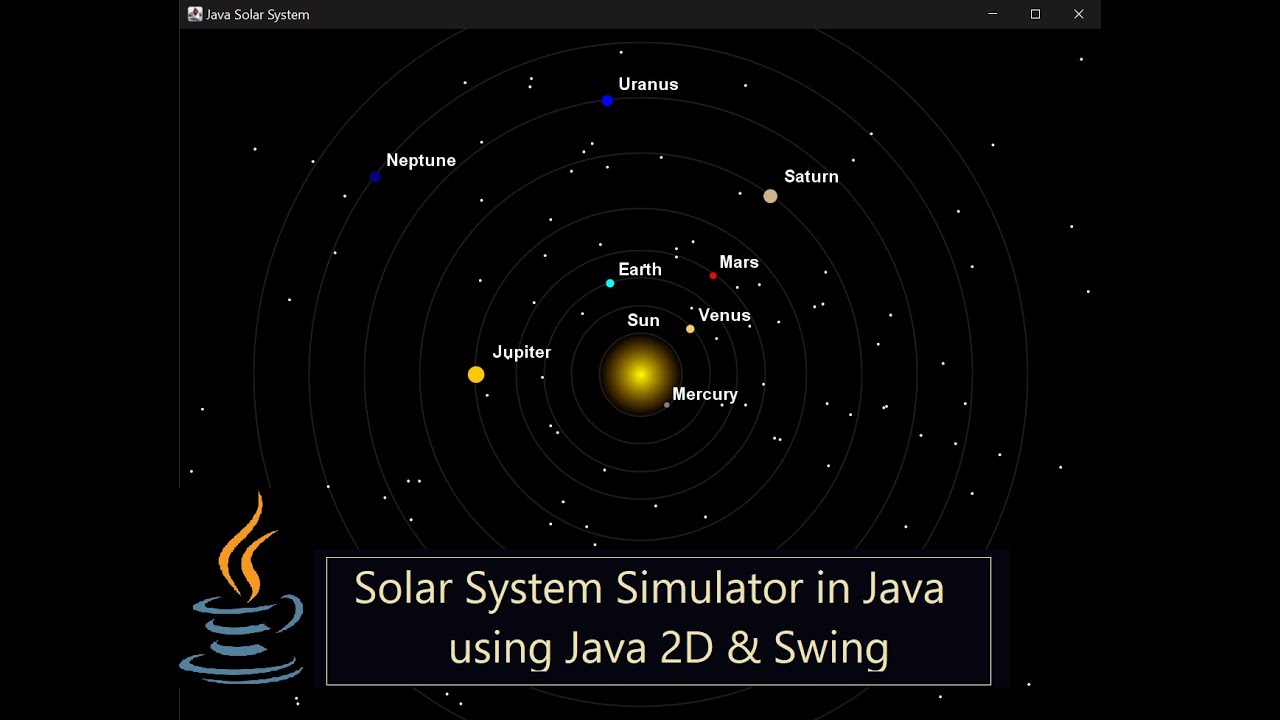 Java Solar System Simulation