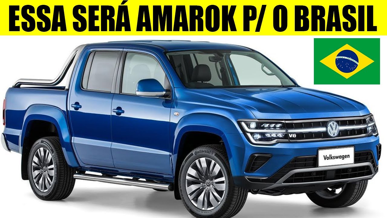 NOVA AMAROK BRASILEIRA 2024 SERÁ DIFERENTE DA AFRICA DO SUL YouTube