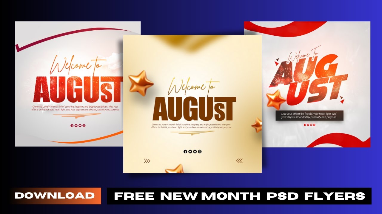 FREE PSD New Month Flyer Files - Fully Editable | WORD: He is coming! (Revisited)