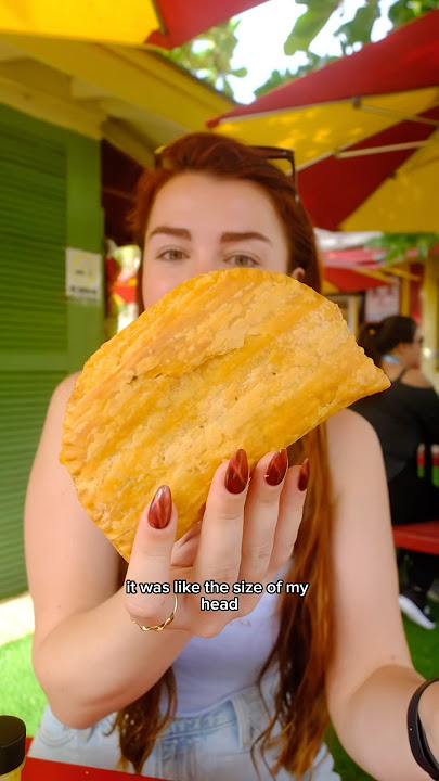 Only eating street food for a full day in Jamaica! #foodie #shorts #jamaica #jamaicanfood #eating