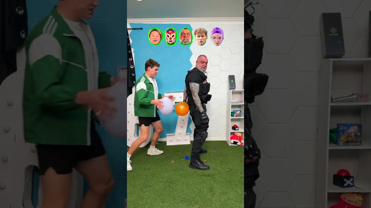 Who Can Pop The Balloon Fastest?! 🎈😱