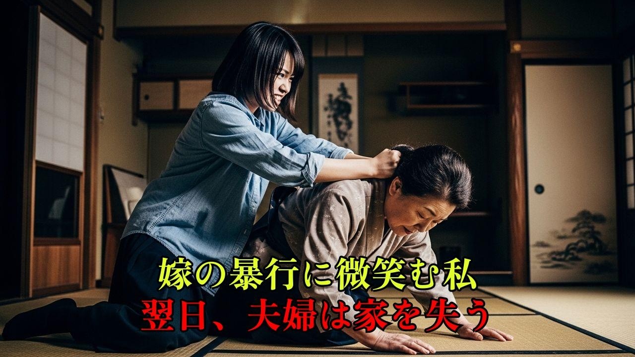 嫁の殴打に姑が微笑んだ理由…翌日、全財産を失った夫婦の末路