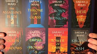 asmr | book review 📚 throne of glass series