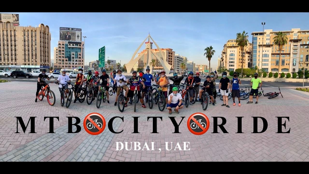 MTB City Ride Dubai ,UAE YouTube