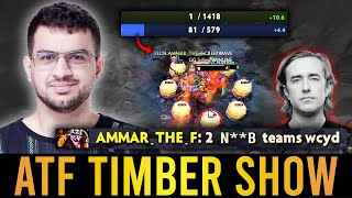 This is WHY He's the BEST TIMBERSAW ever.. "AMMAR SHOW!"
