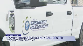 Washington County couple thanks dispatcher for response to stroke call