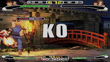 Capcom vs SNK Ryu/Kyo Playthrough