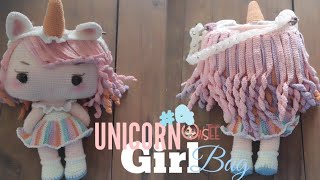 Unicorn Girl Amigurumi Bag | Part 4