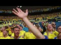 Irland-Sverige Stade de France nationalsång