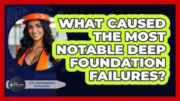 What Caused The Most Notable Deep Foundation Failures? - Civil Engineering Explained