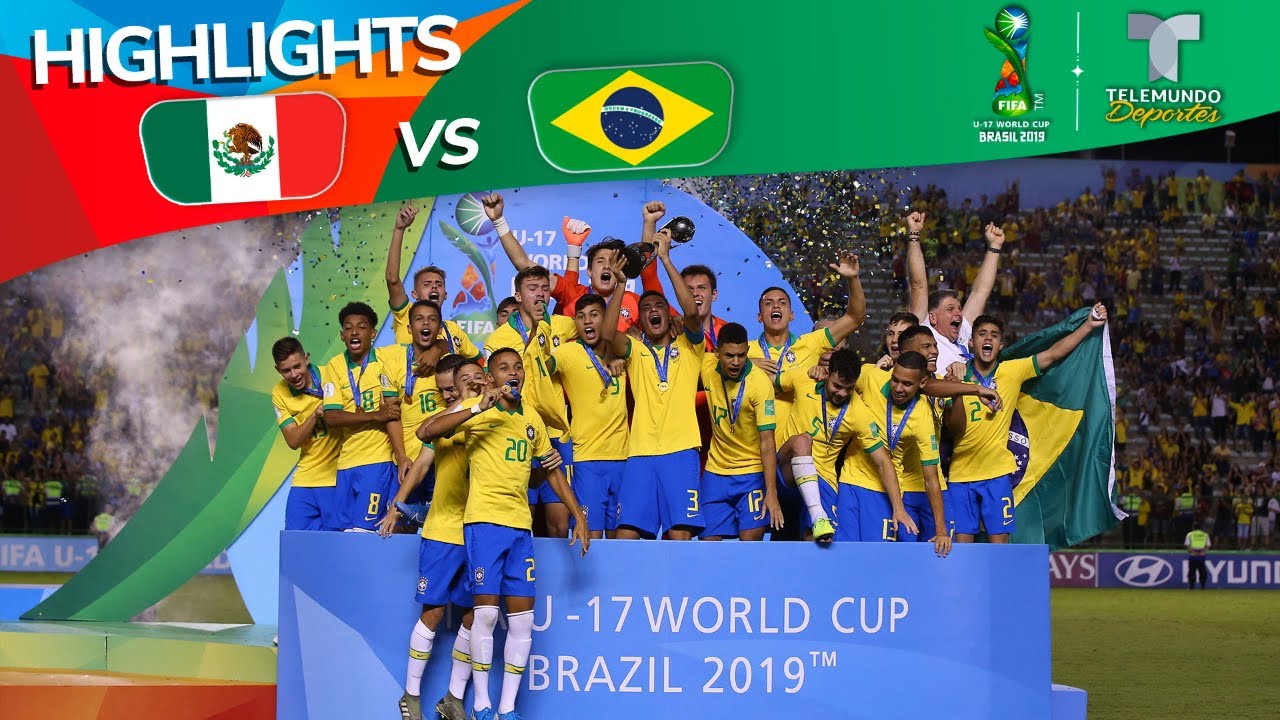 México vs. Brasil 12 Goals & Highlights Copa Mundial Sub17